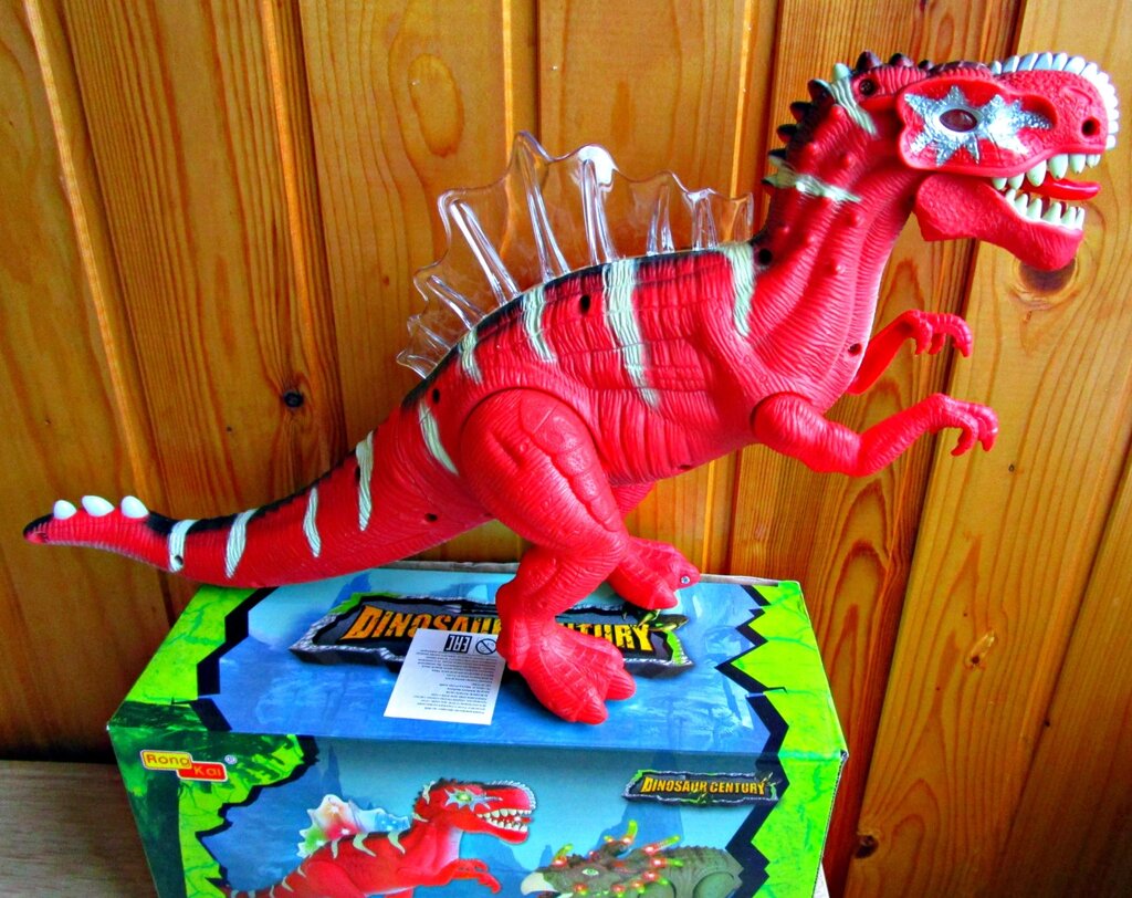 Игрушка динозавр  45см  (двиг. свет. муз.) от компании Интернет магазин детских игрушек Ny-pogodi. by - фото 1