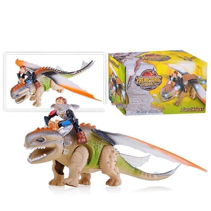 Игрушка доисторический динозавр  Prehistoric Dinosaur ходит.+свет.+звук от компании Интернет магазин детских игрушек Ny-pogodi. by - фото 1