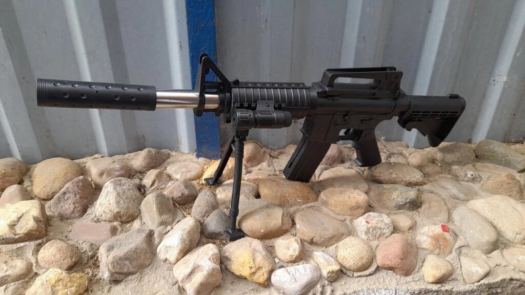 Игрушка пневматическая штурмовая винтовка M16, арт 368 от компании Интернет магазин детских игрушек Ny-pogodi. by - фото 1