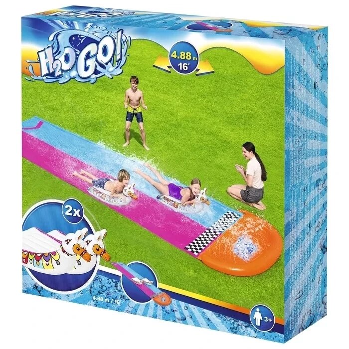 Игрушки для водных игр Горка Llama Rama, 488 см (BESTWAY арт 52320) от компании Интернет магазин детских игрушек Ny-pogodi. by - фото 1