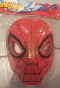 Карнавальная маска человека-паука Spider-man светится