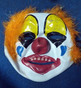 Карнавальная маска клоуна