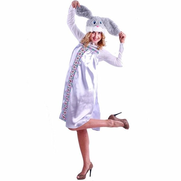 Карнавальный костюм для взрослых Зайка Варвара 5012 к-19 / Пуговка от компании Интернет магазин детских игрушек Ny-pogodi. by - фото 1