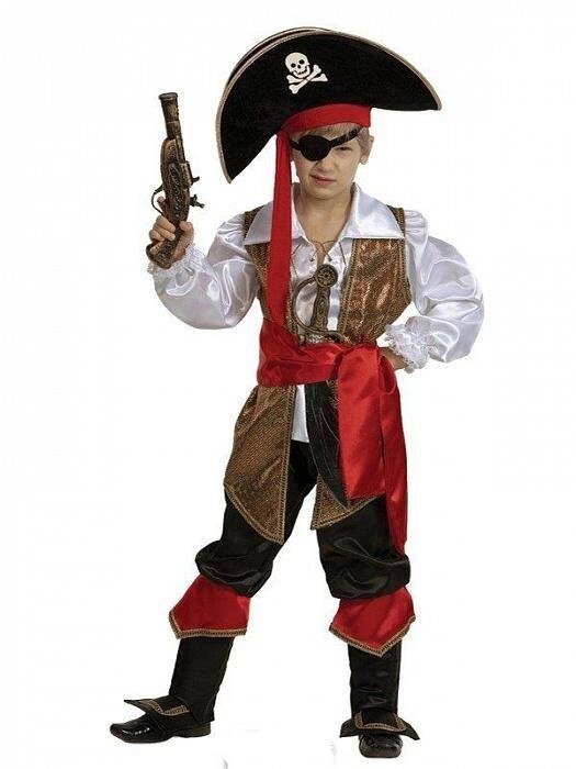Карнавальный костюм капитан Флинт пирата- разбойника  без оружия от компании Интернет магазин детских игрушек Ny-pogodi. by - фото 1