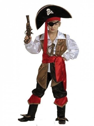 Карнавальный костюм капитан Флинт пирата- разбойника без оружия