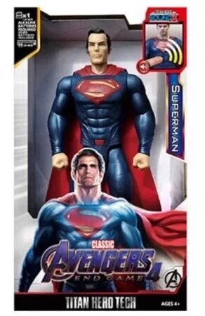 Коллекционная фигурка Мстители Супермен 29 см свет, звук от компании Интернет магазин детских игрушек Ny-pogodi. by - фото 1