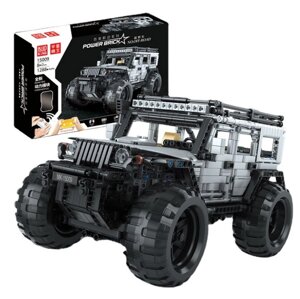 Конструктор 15009 MOULD KING Автомобиль Jeep Wrangler-Expedition на радиоуправлении, 1288 деталей