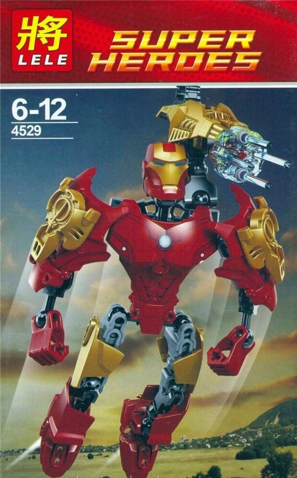 Конструктор 4529 LELE Super Heroes Avengers Iron Man Железный человек аналог Лего (LEGO) от компании Интернет магазин детских игрушек Ny-pogodi. by - фото 1