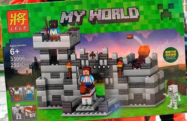 Конструктор аналог лего Minecraft LELE мини-крепость арт. 33006 на 292д. от компании Интернет магазин детских игрушек Ny-pogodi. by - фото 1