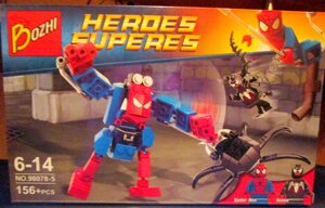 Конструктор аналог лего "super heroes" spider-man арт. 98078-5