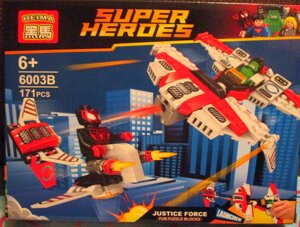 Конструктор аналог лего "super heroes" spider-man и xalk арт. 6003B