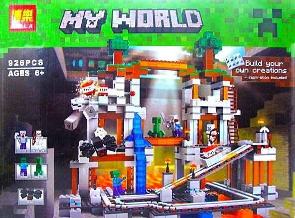 Конструктор Bela 10179 аналог LEGO Minecraft Шахта, 926 д от компании Интернет магазин детских игрушек Ny-pogodi. by - фото 1