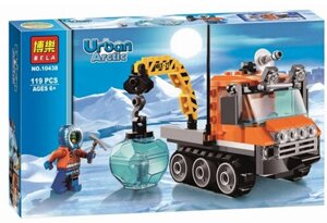 Конструктор Bela 10438 (аналог Lego City 60034) Urban arctic"Арктический гусеничный вездеход", 119 дет