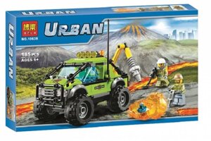 Конструктор Bela Urban 10638 "Грузовик исследователей вулканов"аналог Lego City 60121) 185 д