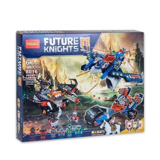 Конструктор Decool 8018 Future Knights Робот Черный рыцарь (аналог Lego Nexo Knights 70326) 531 деталь от компании Интернет магазин детских игрушек Ny-pogodi. by - фото 1