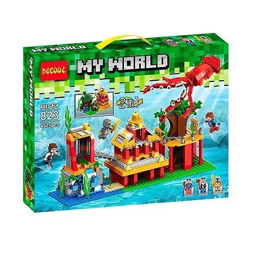 Конструктор Decool 823 Minecraft Майнкрафт Подводный мир от компании Интернет магазин детских игрушек Ny-pogodi. by - фото 1
