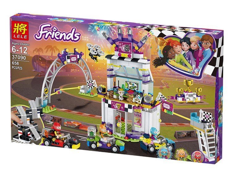 Конструктор Friends "Большая гонка" 658 деталей, Lele 37090 от компании Интернет магазин детских игрушек Ny-pogodi. by - фото 1