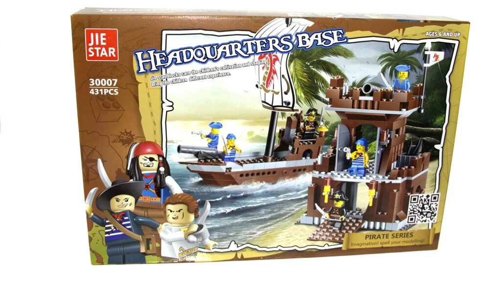 Конструктор JIE STAR "REVENCE" Пиратский остров и корабль" 30007 от компании Интернет магазин детских игрушек Ny-pogodi. by - фото 1