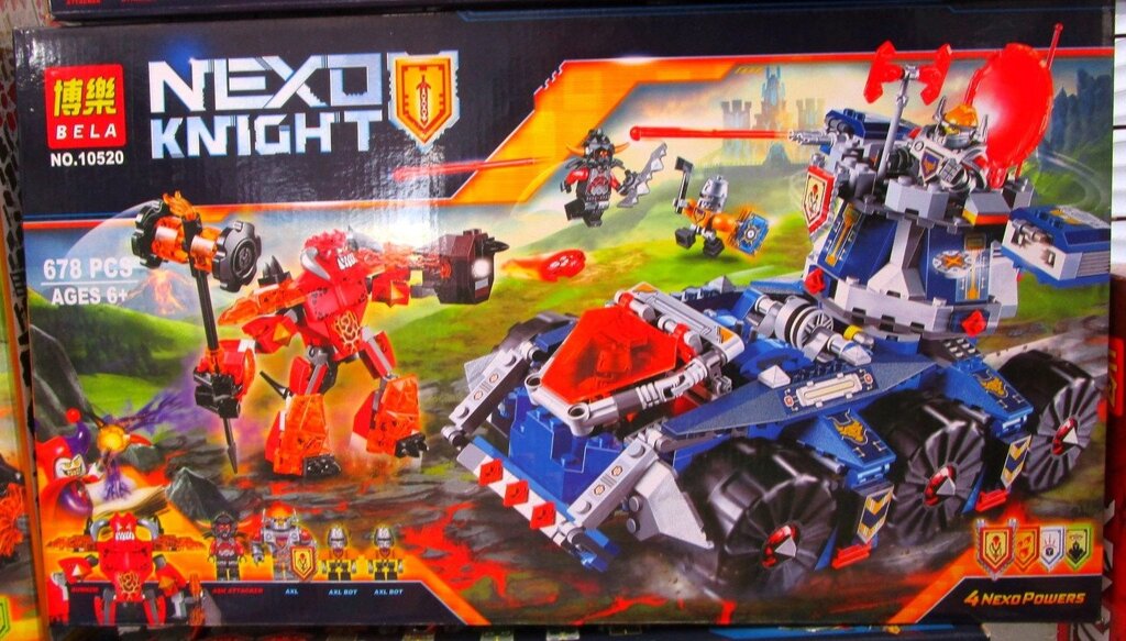 Конструктор лего Bela серия Nexo Knight 10520 от компании Интернет магазин детских игрушек Ny-pogodi. by - фото 1