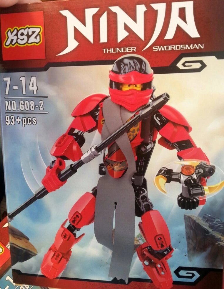 Конструктор  Lego Ninjago красный ниндзя от компании Интернет магазин детских игрушек Ny-pogodi. by - фото 1