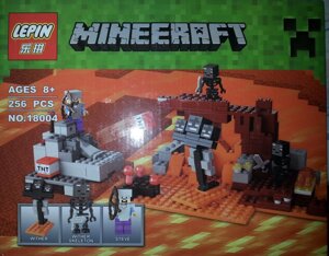 Конструктор Lele 79265 Minecraft "Иссушитель"аналог Lego 21126), 252 детали