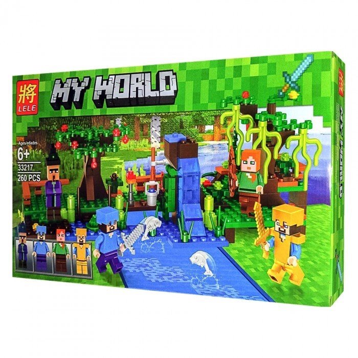 Конструктор Lele My World 33217 У воды 4в1 (аналог LEGO Minecraft) 260 д от компании Интернет магазин детских игрушек Ny-pogodi. by - фото 1