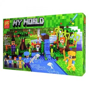 Конструктор Lele My World 33217 У воды 4в1 (аналог LEGO Minecraft) 260 д
