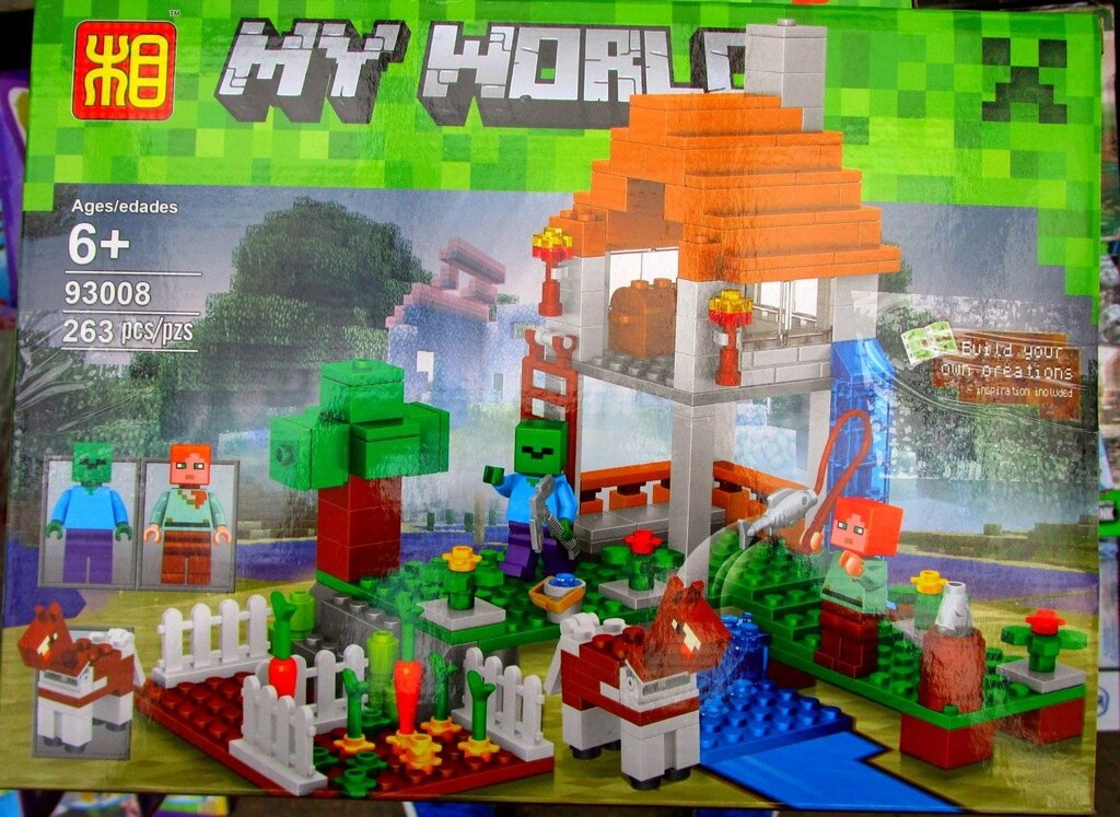 Конструктор Майнкрафт Ферма 93008, 263 дет., аналог Лего Minecraft от компании Интернет магазин детских игрушек Ny-pogodi. by - фото 1