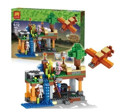 Конструктор Майнкрафт Minecraft Воздушная гавань 79256, 340 дет.,4 минифигурки от компании Интернет магазин детских игрушек Ny-pogodi. by - фото 1