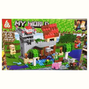 Конструктор Майнкрафт Замок с фермой, Аналог Лего Lego Minecraft 21160, 330 деталей