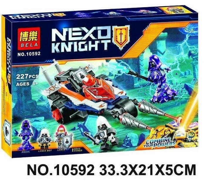Конструктор Нексо Найтс Турнирная машина Bela 10592 аналог Lego Nexo Knights 70348 от компании Интернет магазин детских игрушек Ny-pogodi. by - фото 1