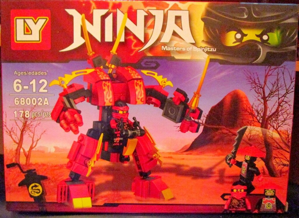 Конструктор  Ninja 68002A аналог Lego Ninjago от компании Интернет магазин детских игрушек Ny-pogodi. by - фото 1