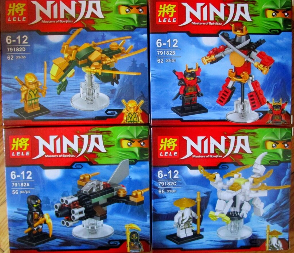 Конструктор ninja 79182 (в ассортименте) от компании Интернет магазин детских игрушек Ny-pogodi. by - фото 1