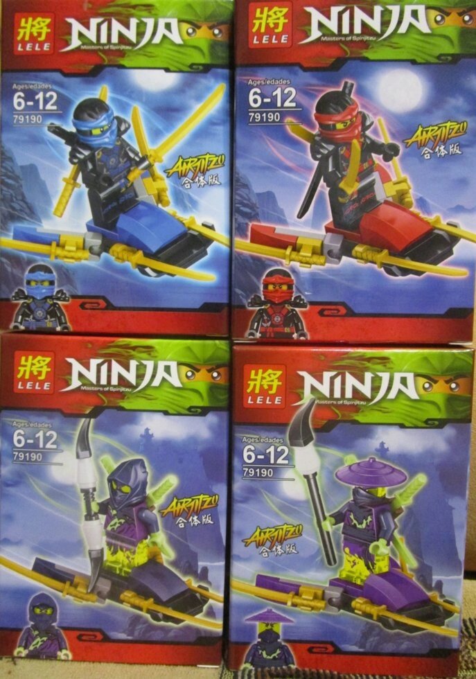 Конструктор ninja 79190 (2 в 1) минифигурки от компании Интернет магазин детских игрушек Ny-pogodi. by - фото 1