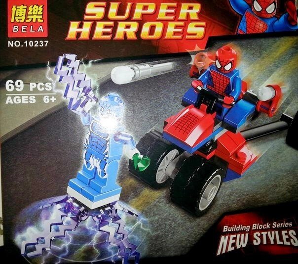 Конструктор SUPER HEROES человек паук от компании Интернет магазин детских игрушек Ny-pogodi. by - фото 1
