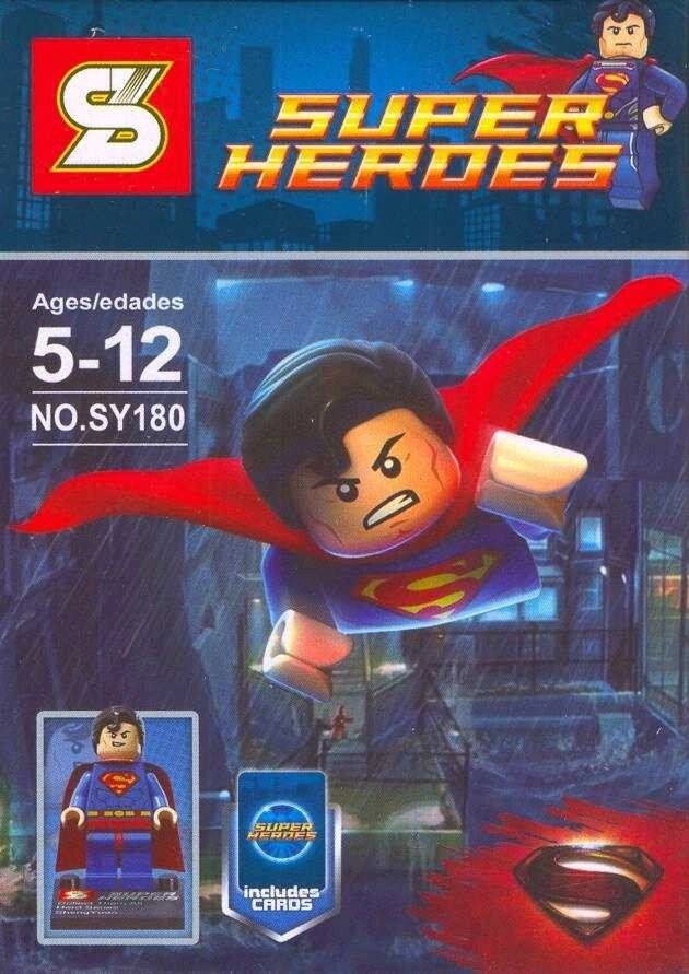 Конструктор "SZ (Panawealth / Панавелч)" "SUPER HEROES / Супер герои" мод. SY180 "Super-man / Супер-мэн" от компании Интернет магазин детских игрушек Ny-pogodi. by - фото 1
