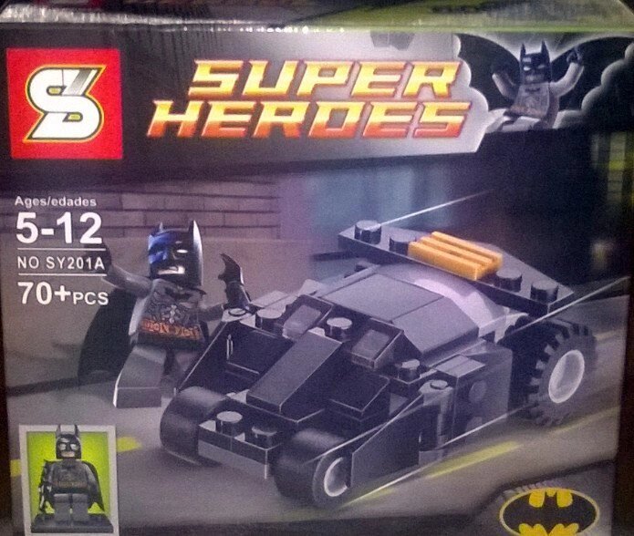 Конструктор "SZ" серии "SUPER HEROES / Супер герои" мод. SY201А "Бэтмен и его автомобиль" от компании Интернет магазин детских игрушек Ny-pogodi. by - фото 1
