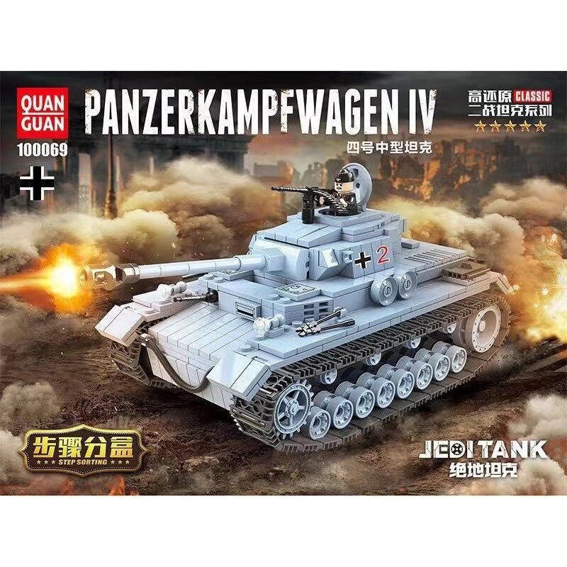 Конструктор Танк Panzerkampfwagen IV, 100069, 716 дет., аналог LEGO (Лего) от компании Интернет магазин детских игрушек Ny-pogodi. by - фото 1