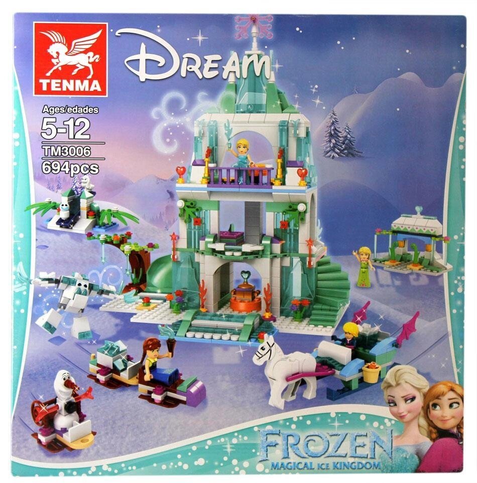 Конструктор Tenma Frozen TM3006 Ледяной Замок Эльзы (аналог Lego Disney Frozen) 694 д от компании Интернет магазин детских игрушек Ny-pogodi. by - фото 1