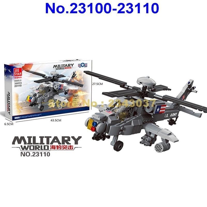 Конструктор военный вертолет (аналог Лего ) jie star 23110 от компании Интернет магазин детских игрушек Ny-pogodi. by - фото 1
