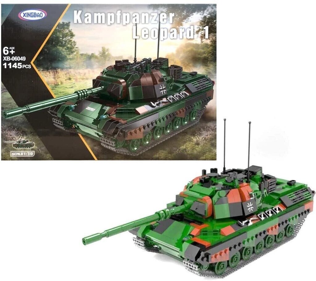 Конструктор Xingbao XB-06049 Немецкий боевой танк Леопард 1, 1145 деталей от компании Интернет магазин детских игрушек Ny-pogodi. by - фото 1