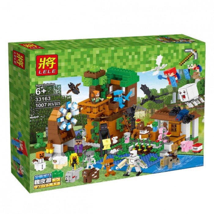 Конструктор Загородный дом Micro World Майнкрафт 1007 деталей (Minecraft 33163) от компании Интернет магазин детских игрушек Ny-pogodi. by - фото 1