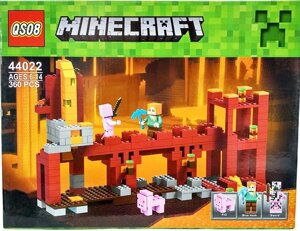 Конструктор Защитная стена Нижнего мира Micro World Майнкрафт 360 детали (Minecraft 44022)