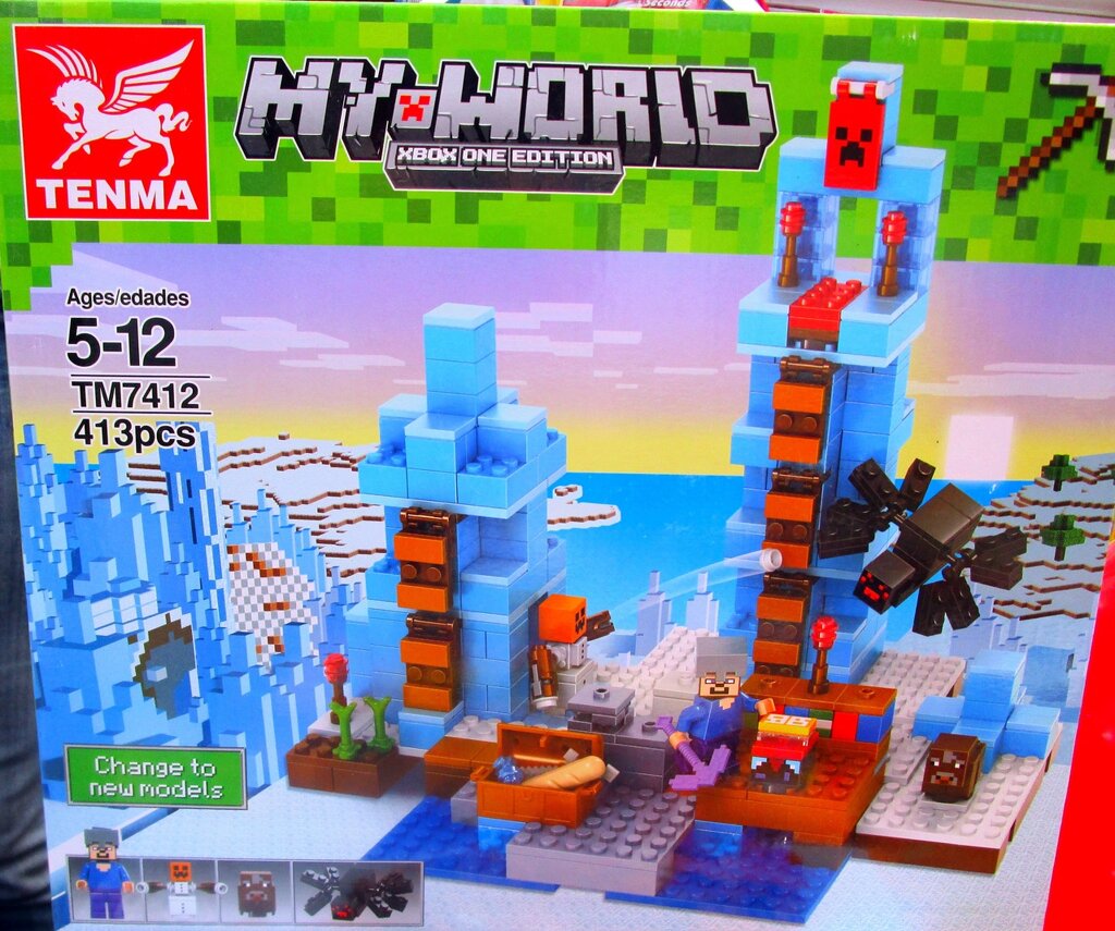 Конструктораналог Lego Minecraft Ледяные горы 21131арт. ТМ7412 от компании Интернет магазин детских игрушек Ny-pogodi. by - фото 1