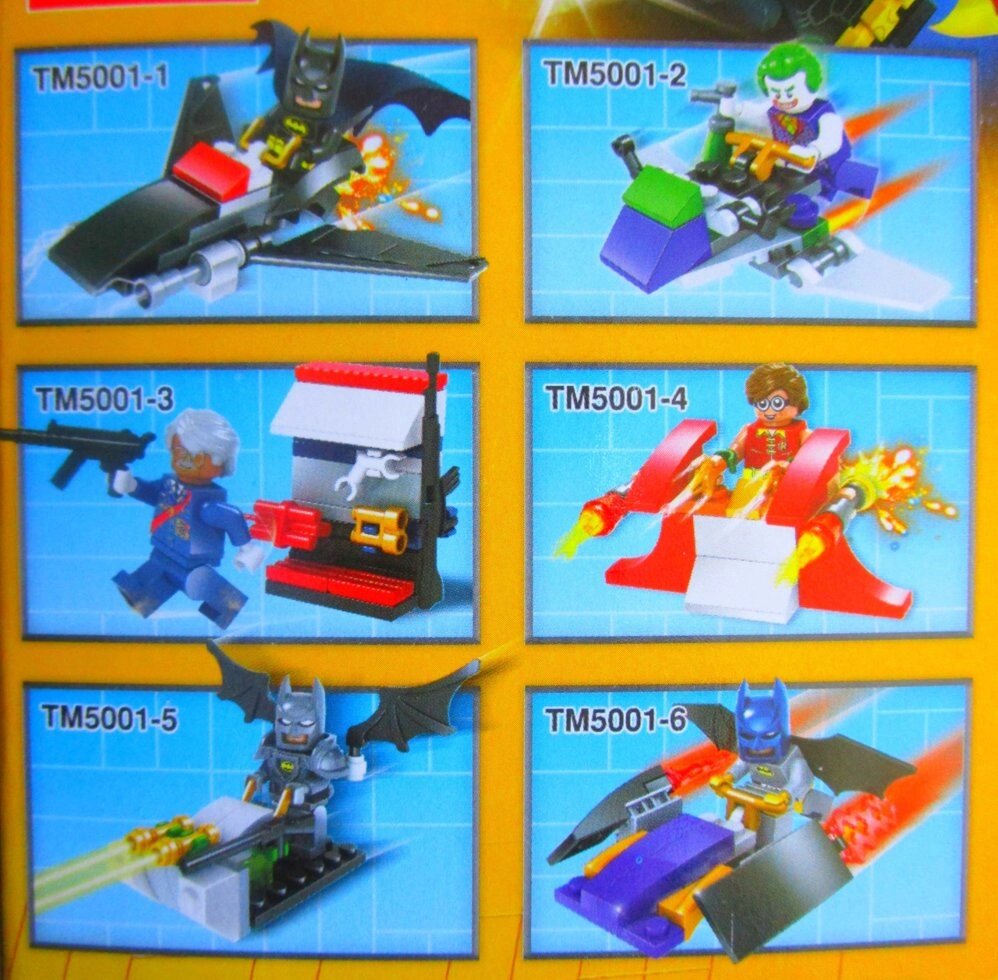 Конструкторы минифигурки аналог lego Batman /  bat hero от компании Интернет магазин детских игрушек Ny-pogodi. by - фото 1