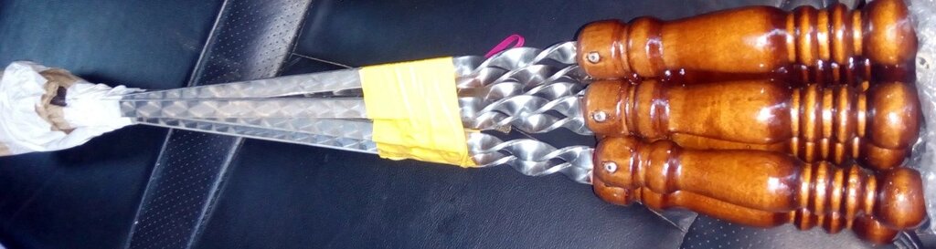 Кованые шампура с деревянной ручкой от компании Интернет магазин детских игрушек Ny-pogodi. by - фото 1