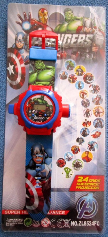 Крутые детские часы "Super heroes" от компании Интернет магазин детских игрушек Ny-pogodi. by - фото 1