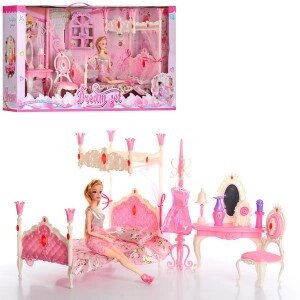 Кукла Барби с мебелью для спальни Dream Set 889-4 от компании Интернет магазин детских игрушек Ny-pogodi. by - фото 1
