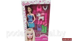 Кукла Barbie Барби с аксессуарами и щенком