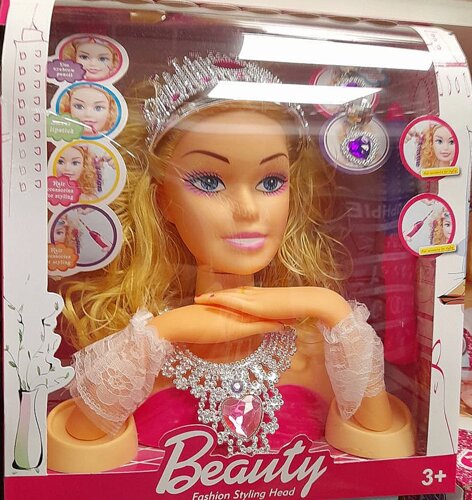 Кукла манекен для причесок, макияжа и маникюра с руками Beauty 008-1